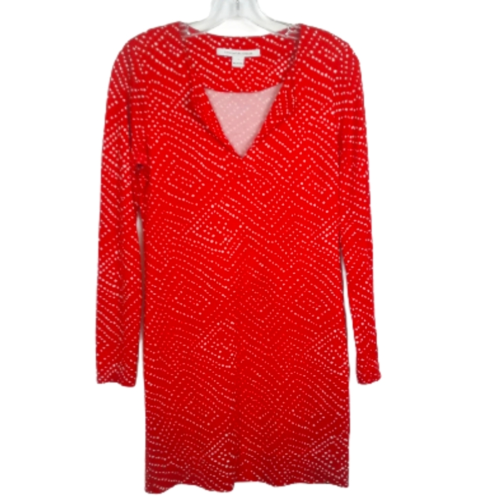 Diane Von Furstenberg Red Mini Dress